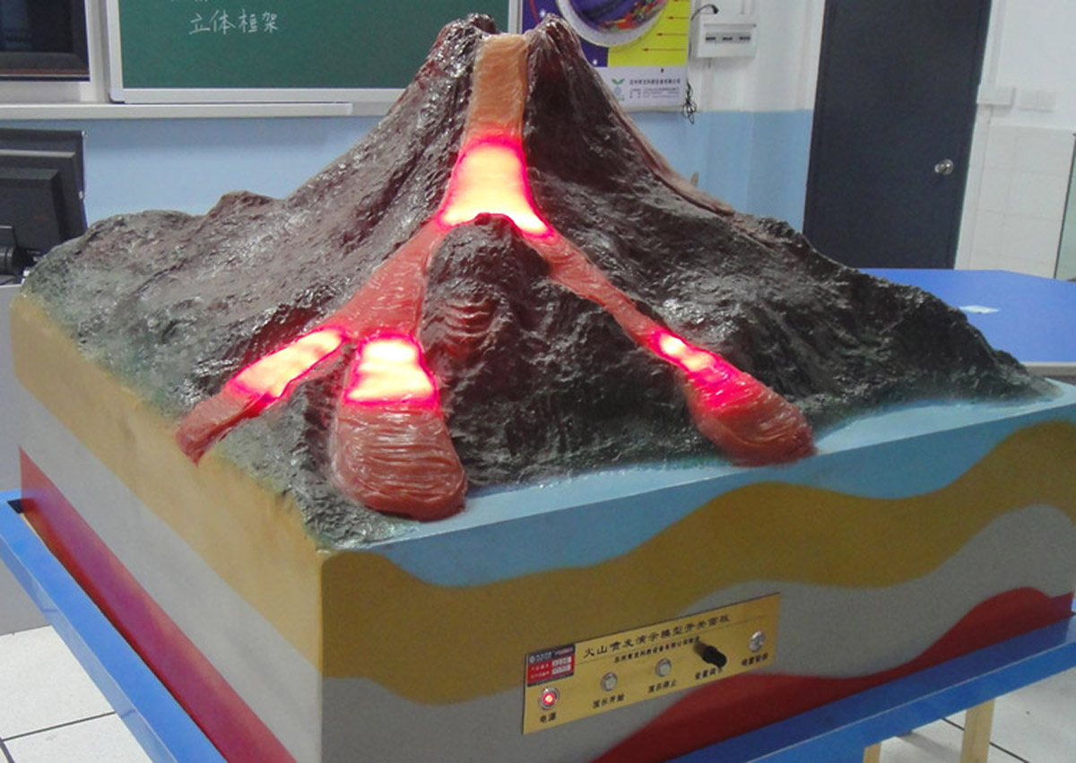 VR台风火山喷发模拟