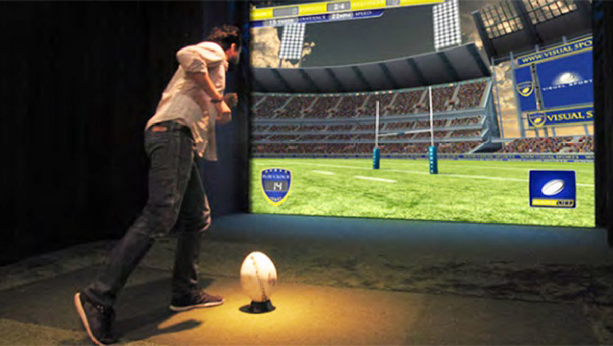 VR台风虚拟英式橄榄球体验