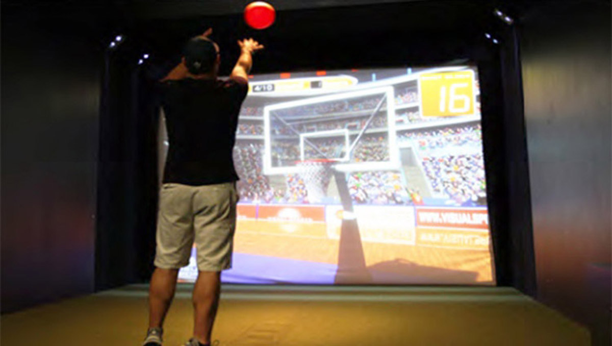 VR台风虚拟篮球体验