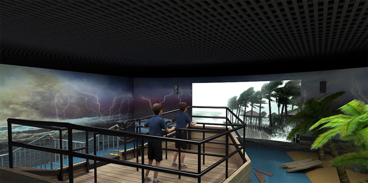 VR台风虚拟现实体验台风来袭